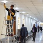 The Division of Diwan Affairs in the College of Veterinary Medicine continues maintenance work.