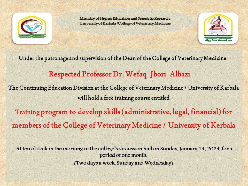 A Training Program To Develop The Administrative, Legal And Financial ...