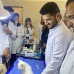 Part of the activities of fifth-year students at the veterinary hospital to learn about some medical conditions and how to treat them