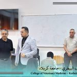 With a field follow-up … Dean of the College of Veterinary Medicine supervises the progress of the final exams for postgraduate studies