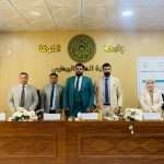 تدريسية من كلية الطب البيطري بجامعة كربلاء تشارك في مناقشة رسالة ماجستير بجامعة الكوفة
