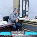 استمرار أعمال التصحيح والتدقيق في اللجنة الامتحانية للدراسات العليا بكلية الطب البيطري