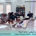 إجراء مقابلات المتقدمين إلى الدراسات العليا في كلية الطب البيطري – جامعة كربلاء