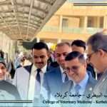 كلية الطب البيطري تشارك بإبداعاتها في مهرجان الفنون التشكيلية السنوي لجامعة كربلاء