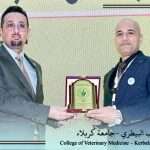مشاركة عميد كلية الطب البيطري بجامعة كربلاء ووفد من أساتذة الكلية في مؤتمر “نحو صحة مستدامة من منظور بيطري – طبي حيوي” بجامعة القادسية