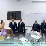 مساعد رئيس الجامعة يطّلع على سير الامتحانات في كلية الطب البيطري