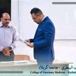 عميد كلية الطب البيطري يتابع امتحان مادة إدارة الحيوان للمرحلة الأولى